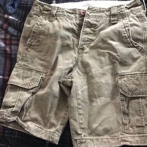 Hollister camo cargo shorts